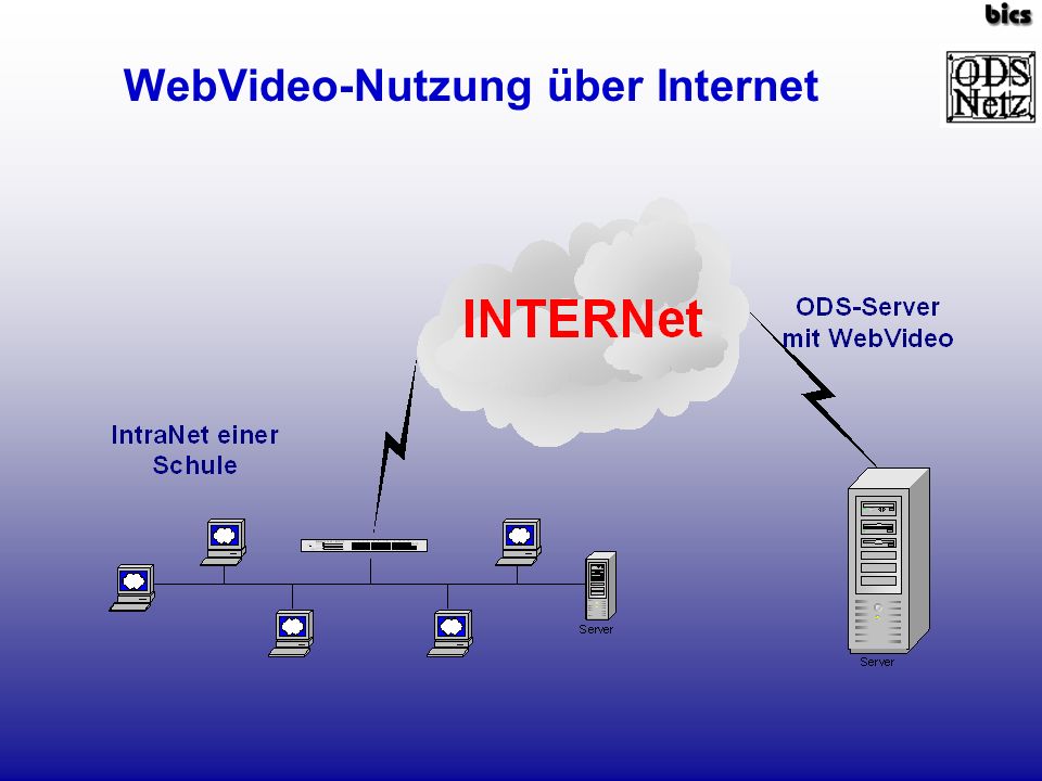 WebVideo-Nutzung über Internet