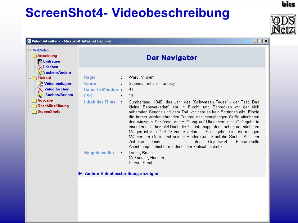 ScreenShot4- Videobeschreibung