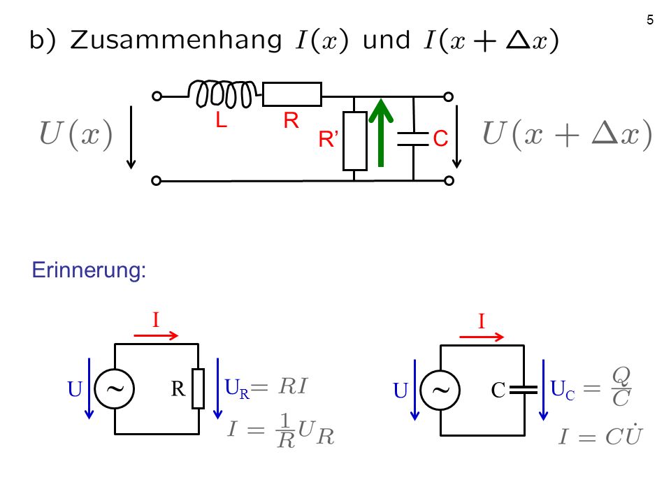 L R R’ C Erinnerung: UR  U R I UC  U C I