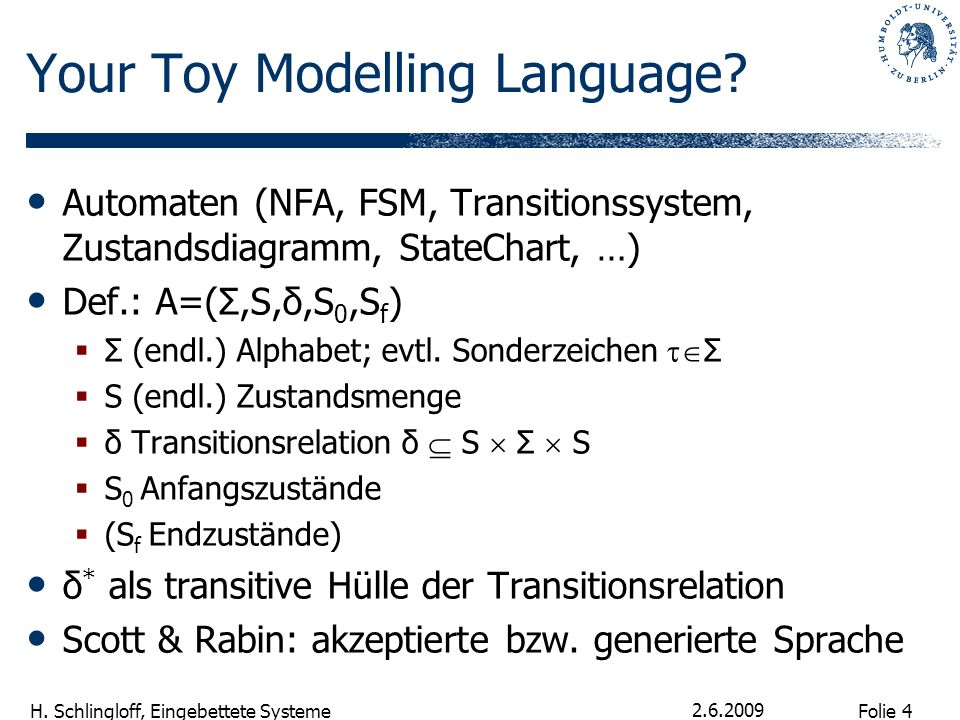 Your Toy Modelling Language
