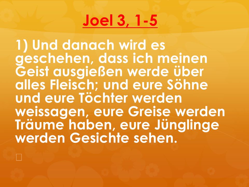 Joel 3, 1-5