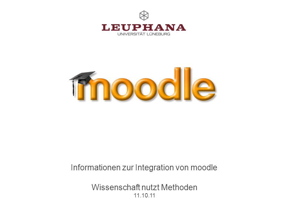 Informationen zur Integration von moodle