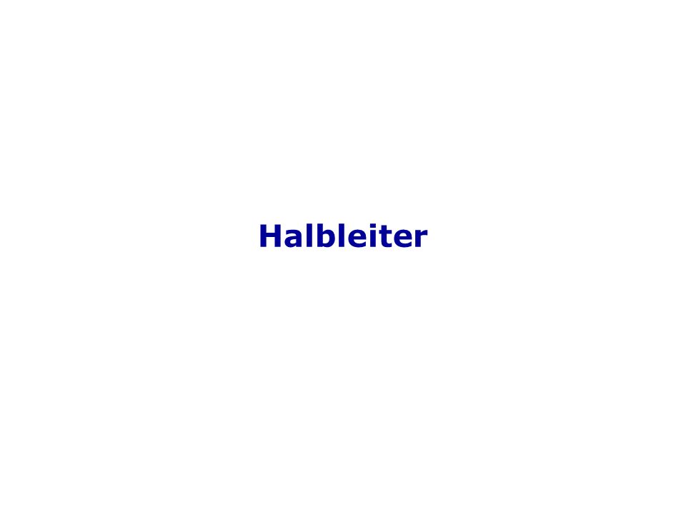 Halbleiter