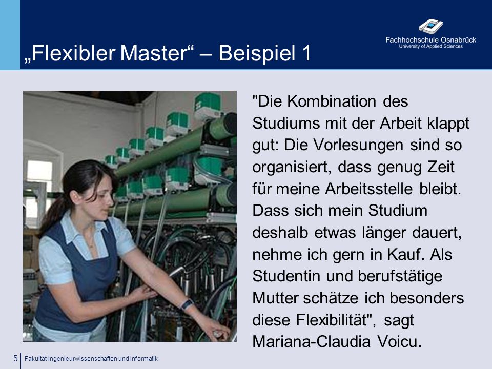 „Flexibler Master – Beispiel 1