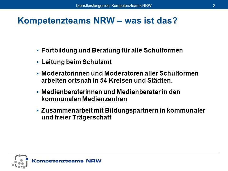 Kompetenzteams NRW – was ist das