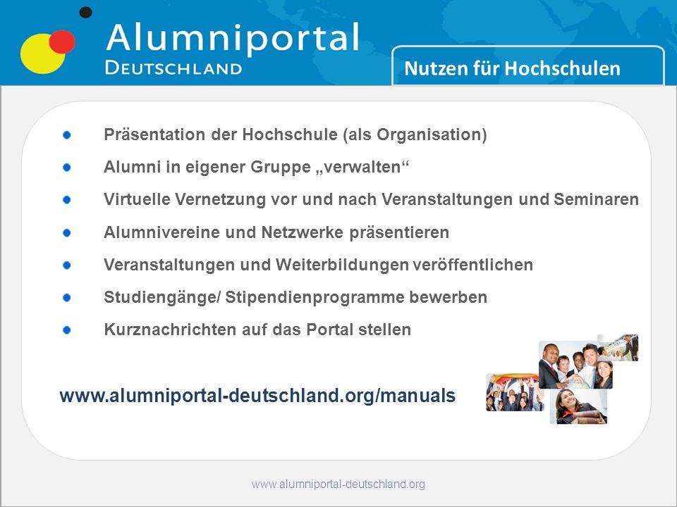 Bildung Nutzen für Hochschulen Hot Spot Germany