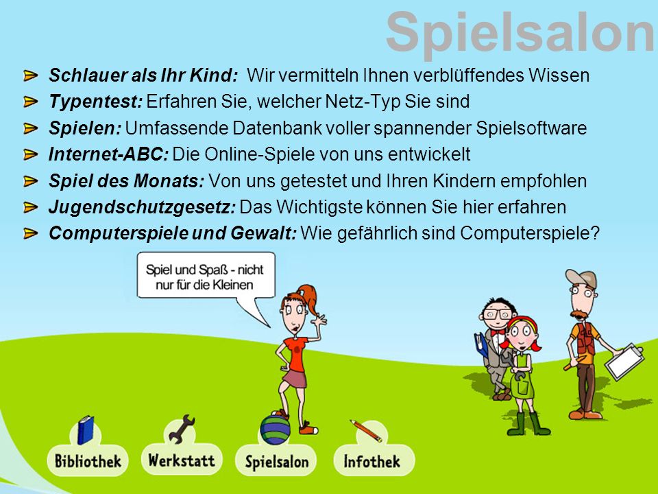 Spielsalon Schlauer als Ihr Kind: Wir vermitteln Ihnen verblüffendes Wissen. Typentest: Erfahren Sie, welcher Netz-Typ Sie sind.