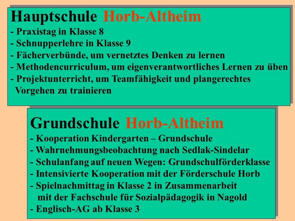 Hauptschule Horb-Altheim