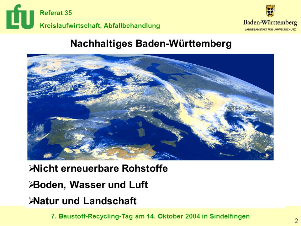 Nachhaltiges Baden-Württemberg