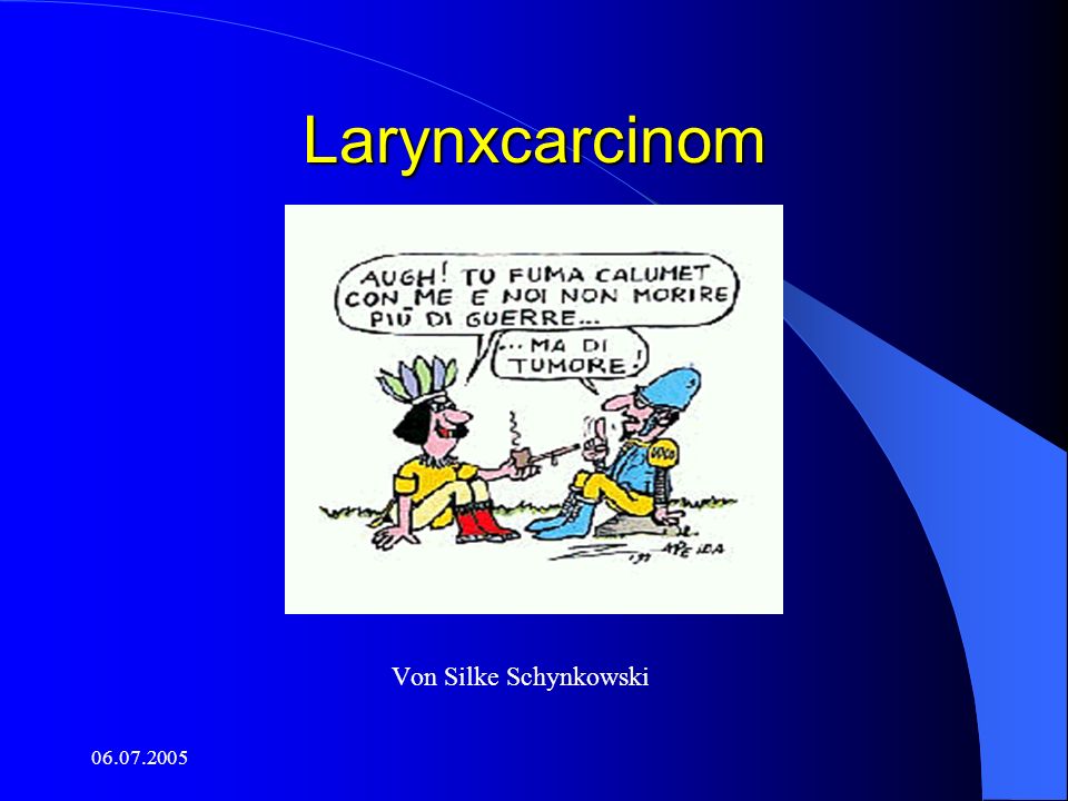 Larynxcarcinom Von Silke Schynkowski