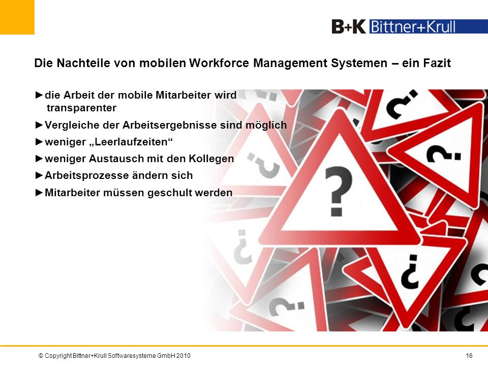 Die Nachteile von mobilen Workforce Management Systemen – ein Fazit