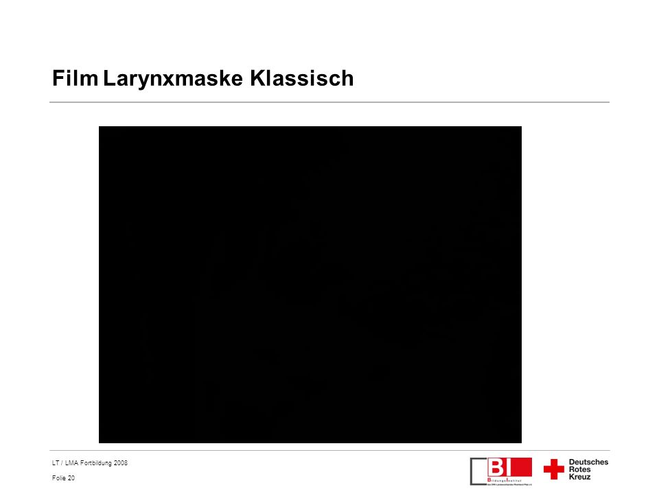 Film Larynxmaske Klassisch