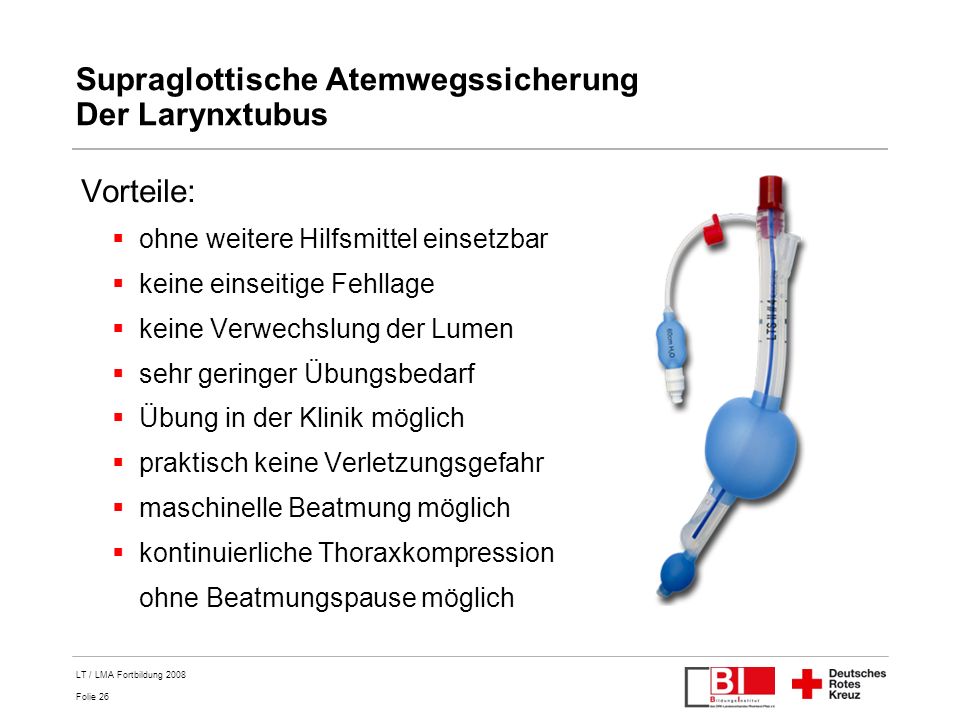 Supraglottische Atemwegssicherung Der Larynxtubus
