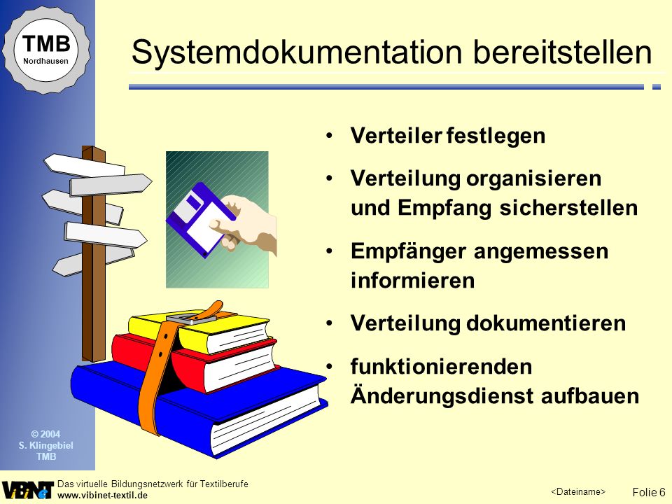 Systemdokumentation bereitstellen