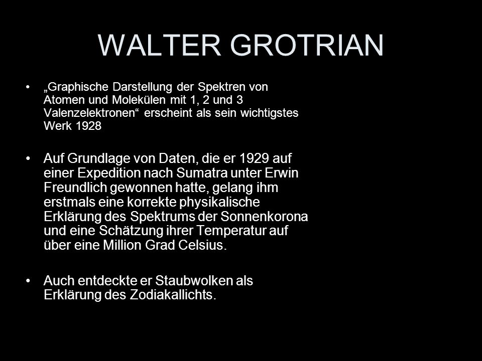 WALTER GROTRIAN