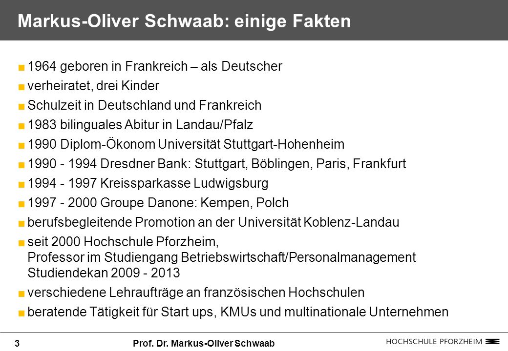 Markus-Oliver Schwaab: einige Fakten