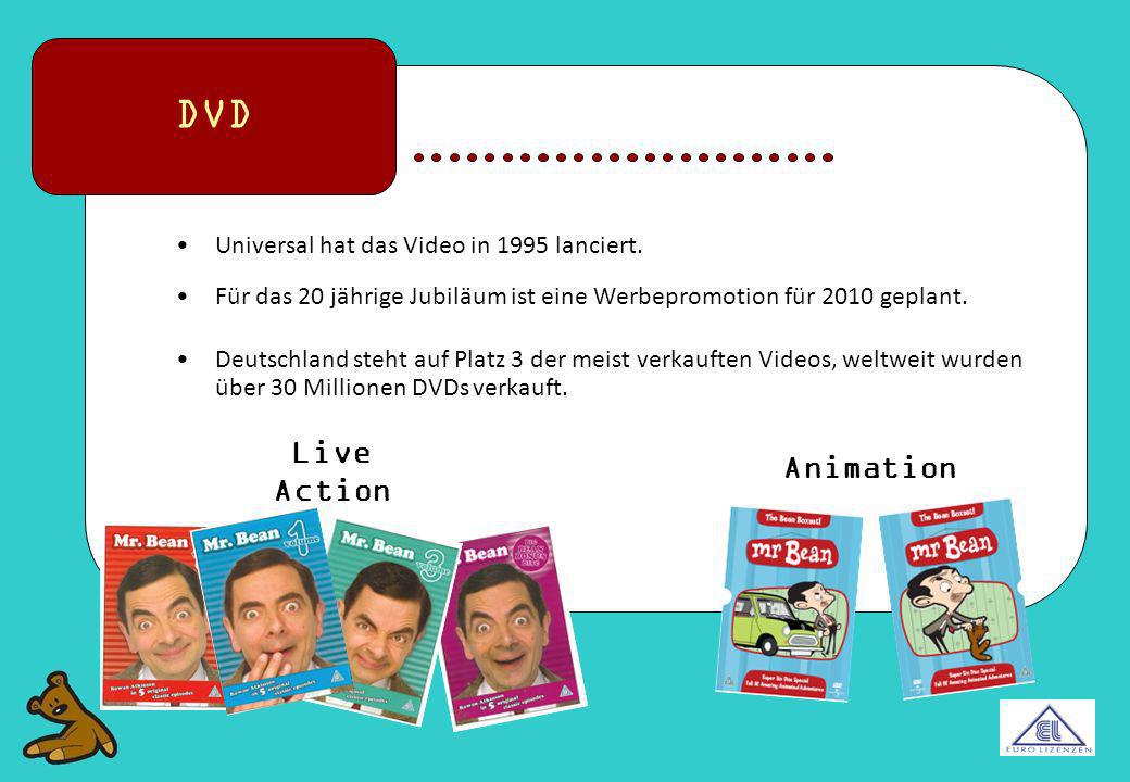 DVD Live Action Animation Universal hat das Video in 1995 lanciert.