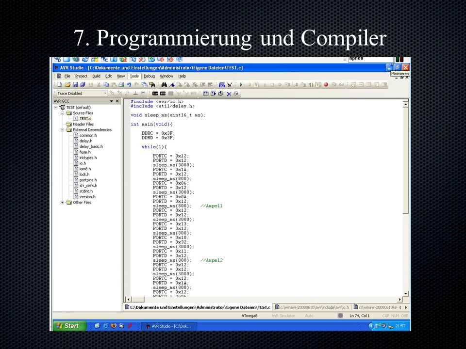 7. Programmierung und Compiler