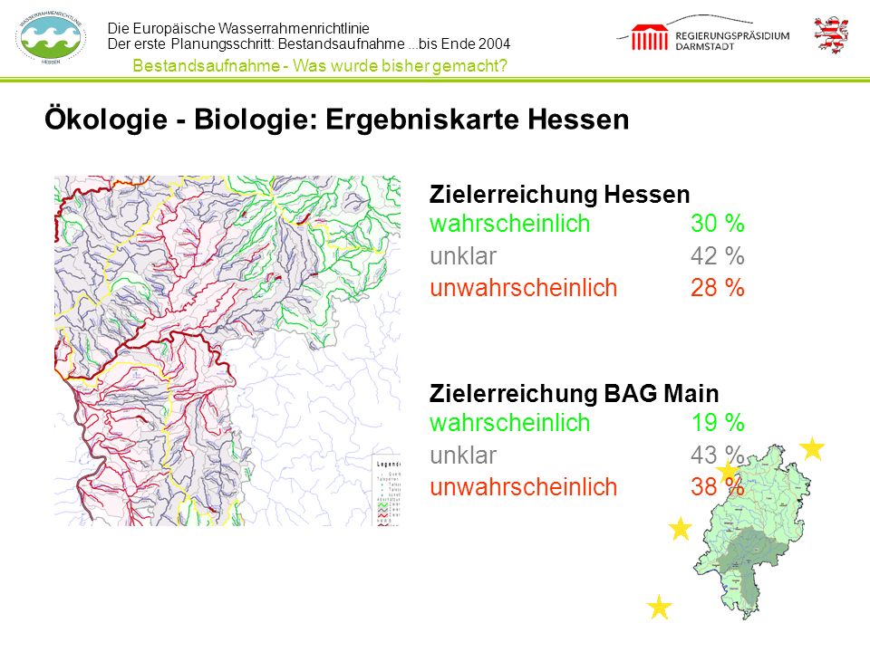 Ökologie - Biologie: Ergebniskarte Hessen