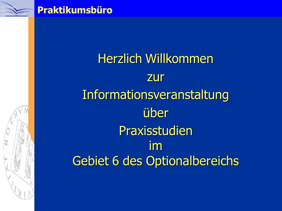 Informationsveranstaltung über