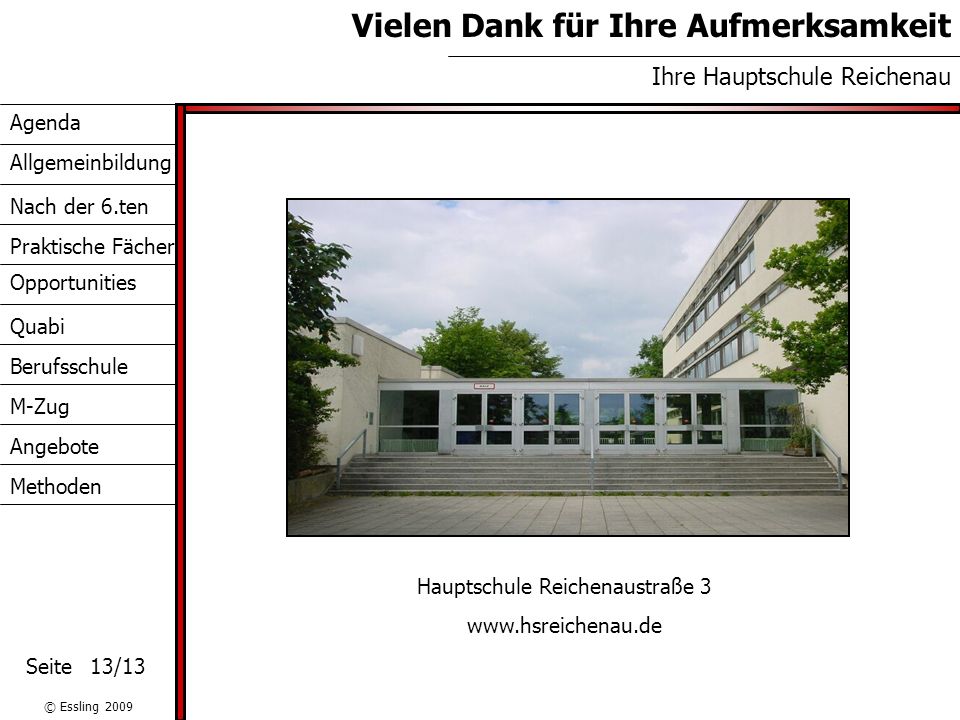 Hauptschule Reichenaustraße 3