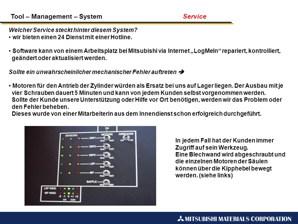 Tool – Management – System Service