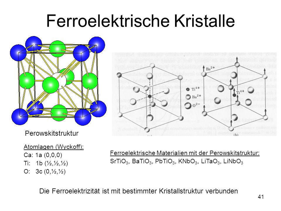 Ferroelektrische Kristalle