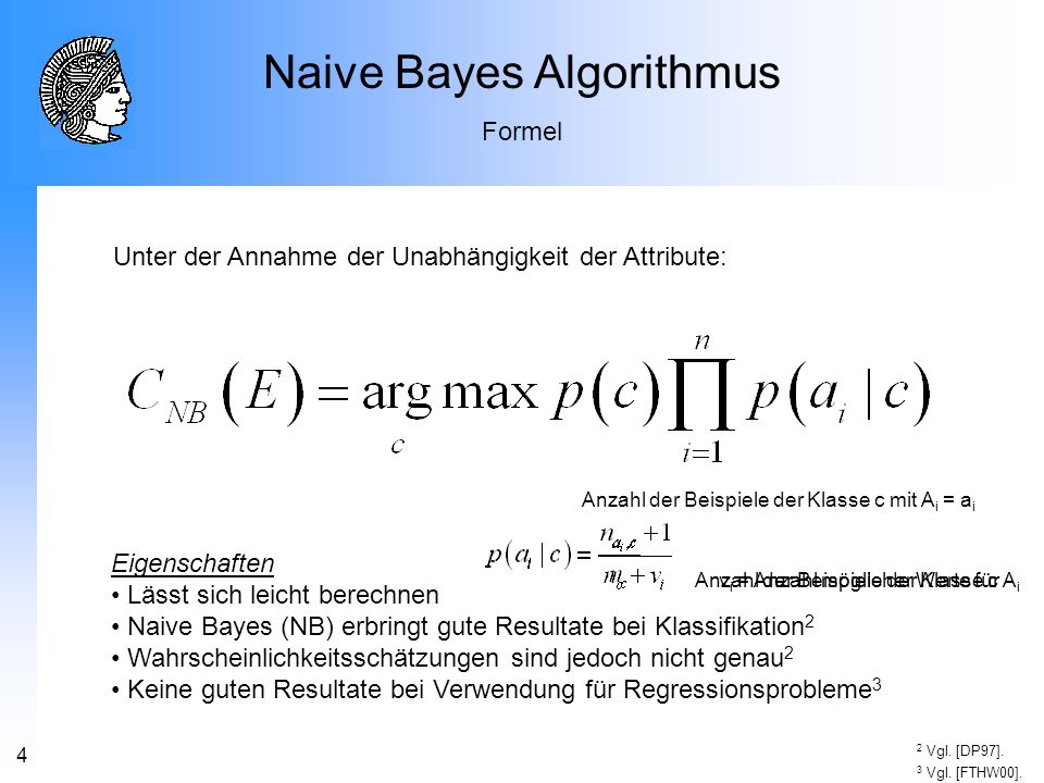 Naive Bayes Algorithmus
