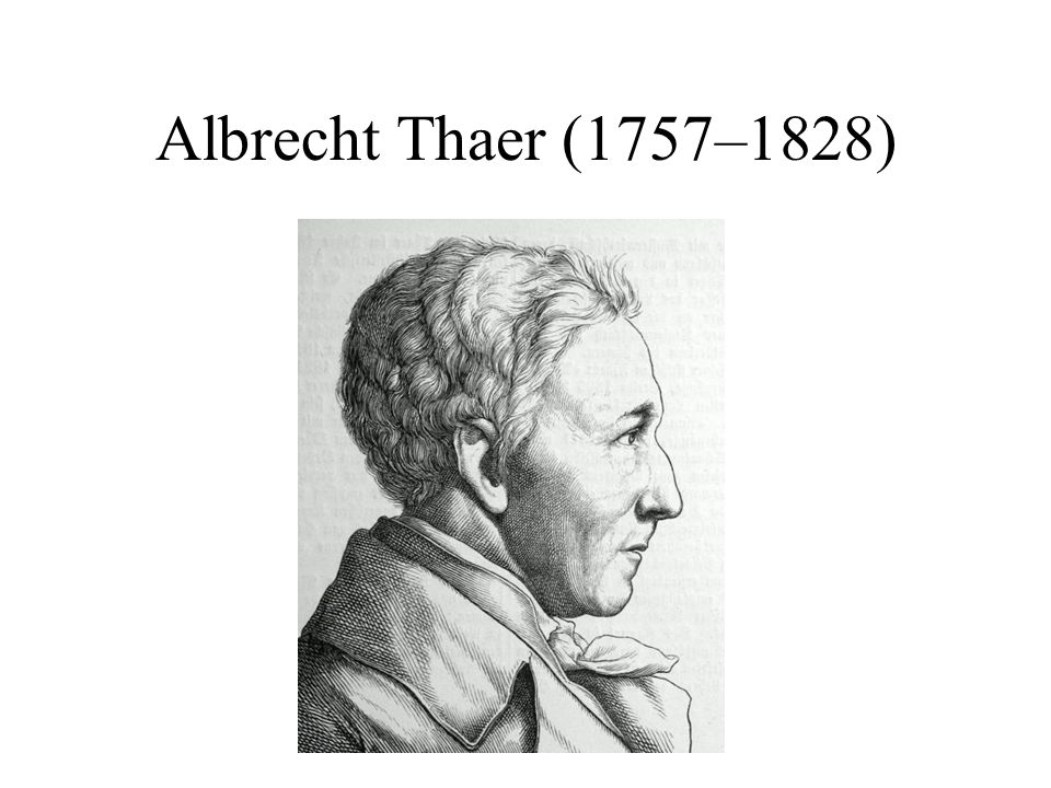 Albrecht Thaer (1757–1828)