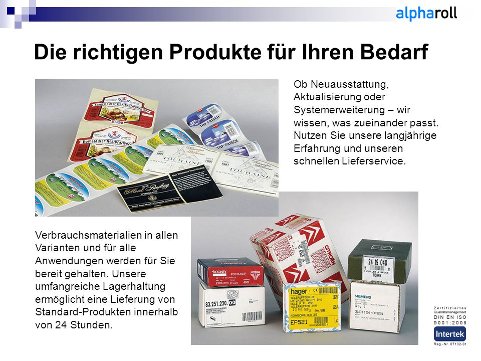 Die richtigen Produkte für Ihren Bedarf