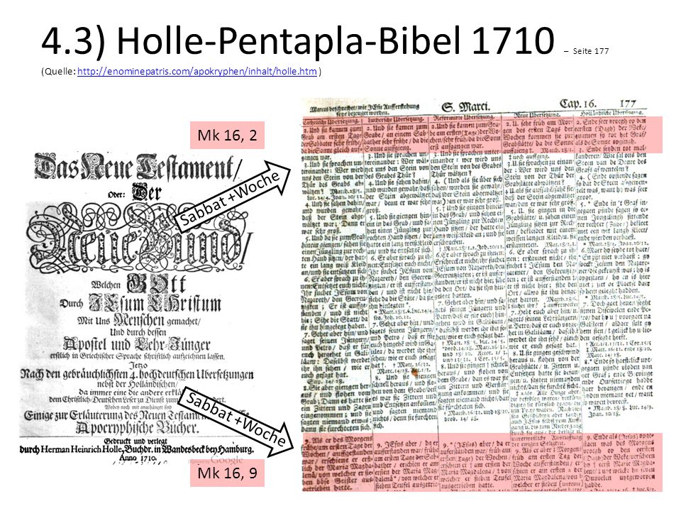4.3) Holle-Pentapla-Bibel 1710 – Seite 177 (Quelle:   )