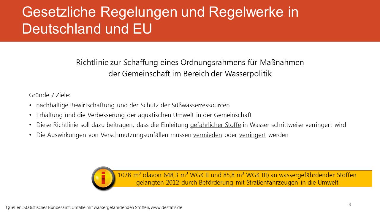 Gesetzliche Regelungen und Regelwerke in Deutschland und EU