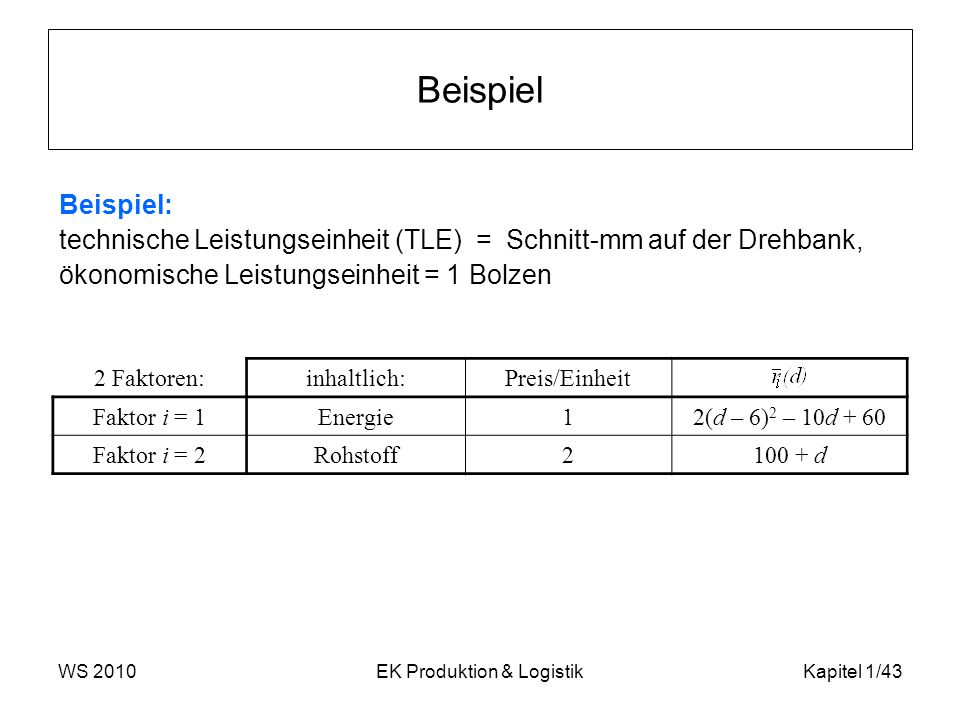 EK Produktion & Logistik