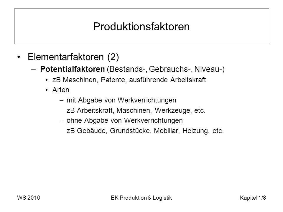 EK Produktion & Logistik