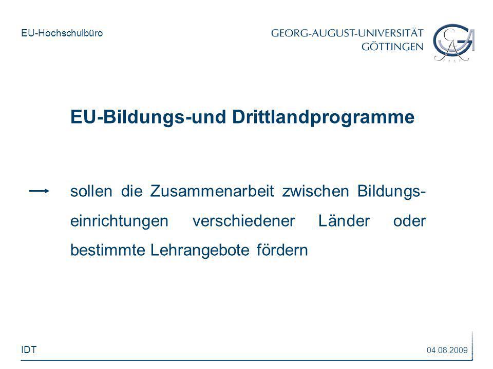 EU-Bildungs-und Drittlandprogramme