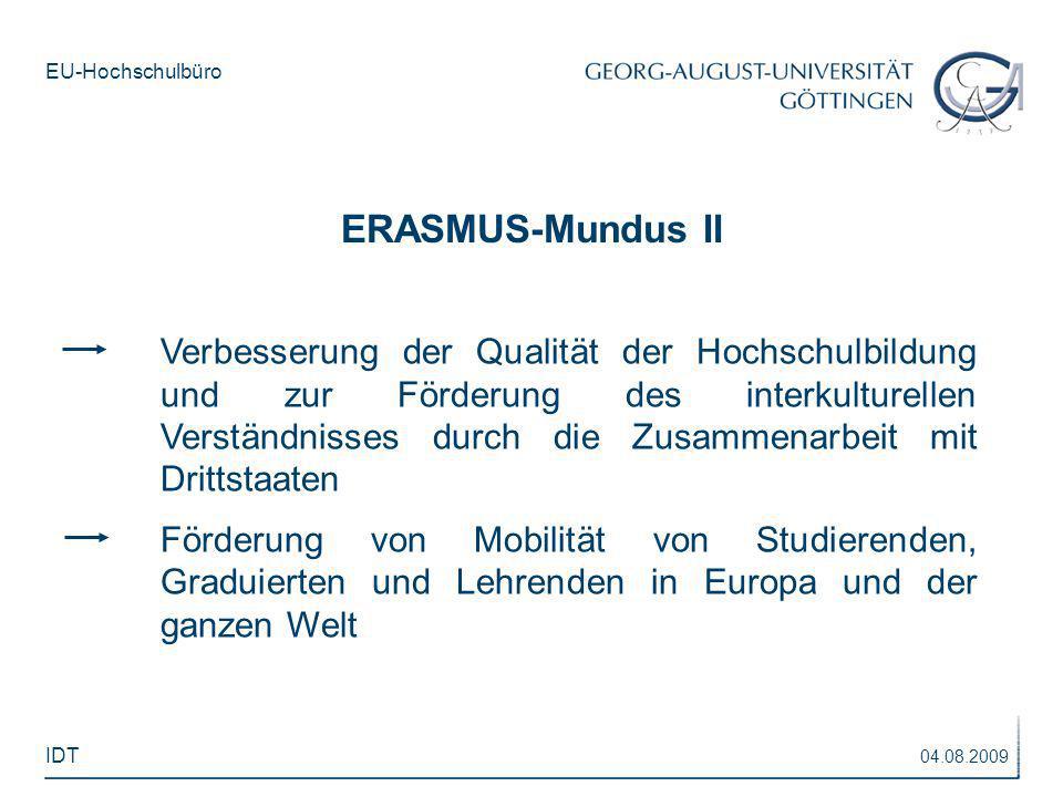 ERASMUS-Mundus II