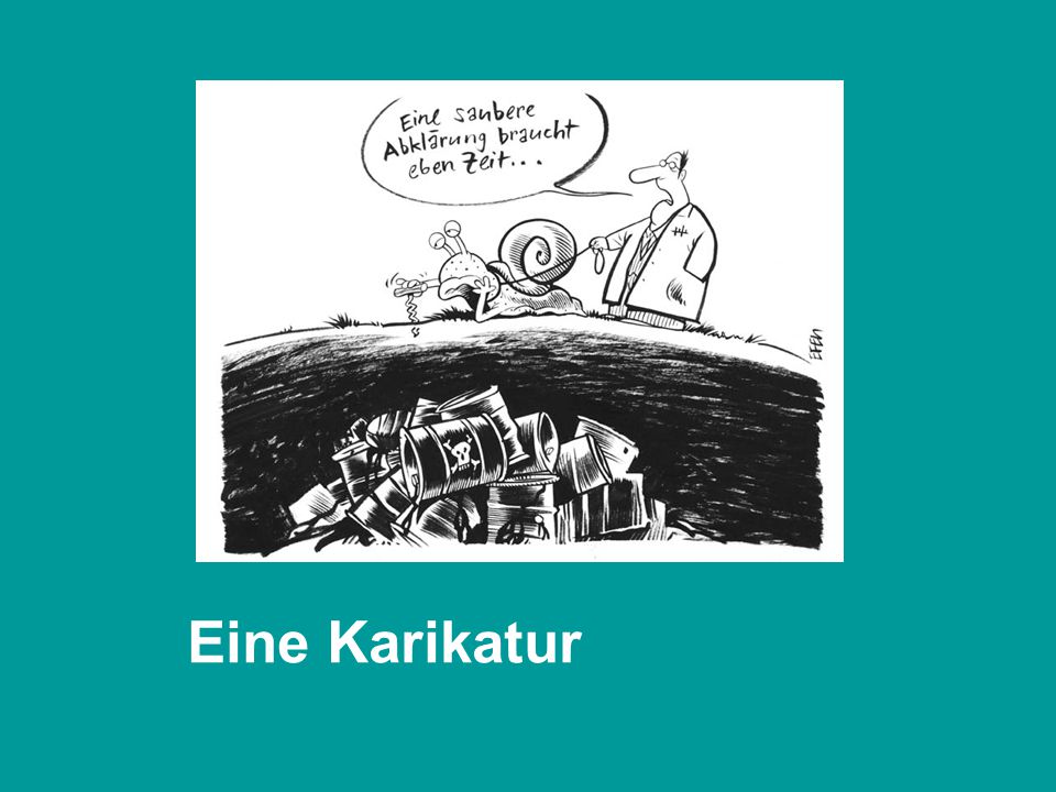 Eine Karikatur