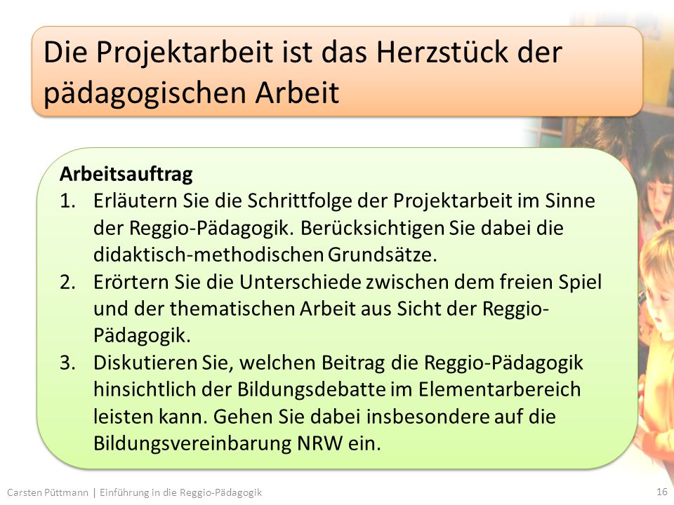 Einfuhrung In Die Reggio Padagogik Ppt Video Online Herunterladen