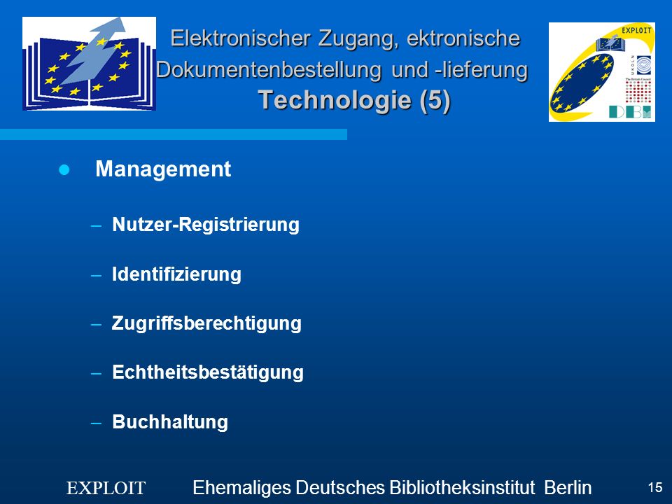 Elektronischer Zugang, ektronische Dokumentenbestellung und -lieferung Technologie (5)