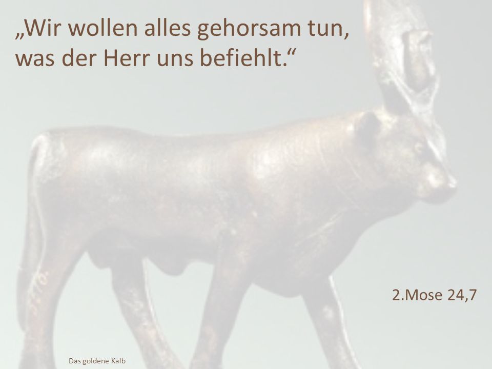 „Wir wollen alles gehorsam tun, was der Herr uns befiehlt.
