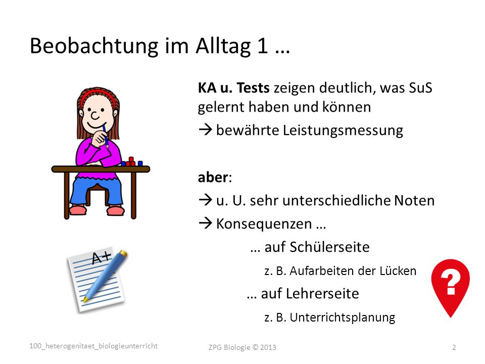 Beobachtung im Alltag 1 …