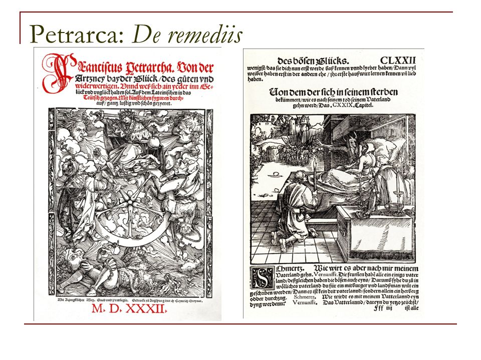 Petrarca: De remediis