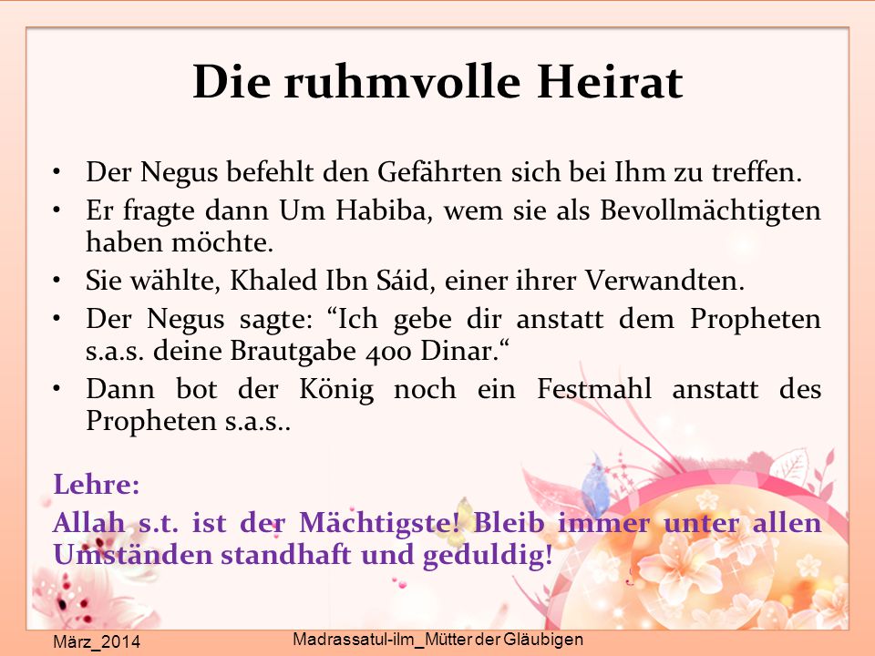Madrassatul-ilm_Mütter der Gläubigen