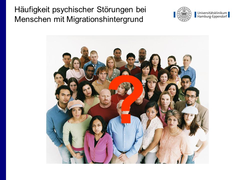 Häufigkeit psychischer Störungen bei Menschen mit Migrationshintergrund
