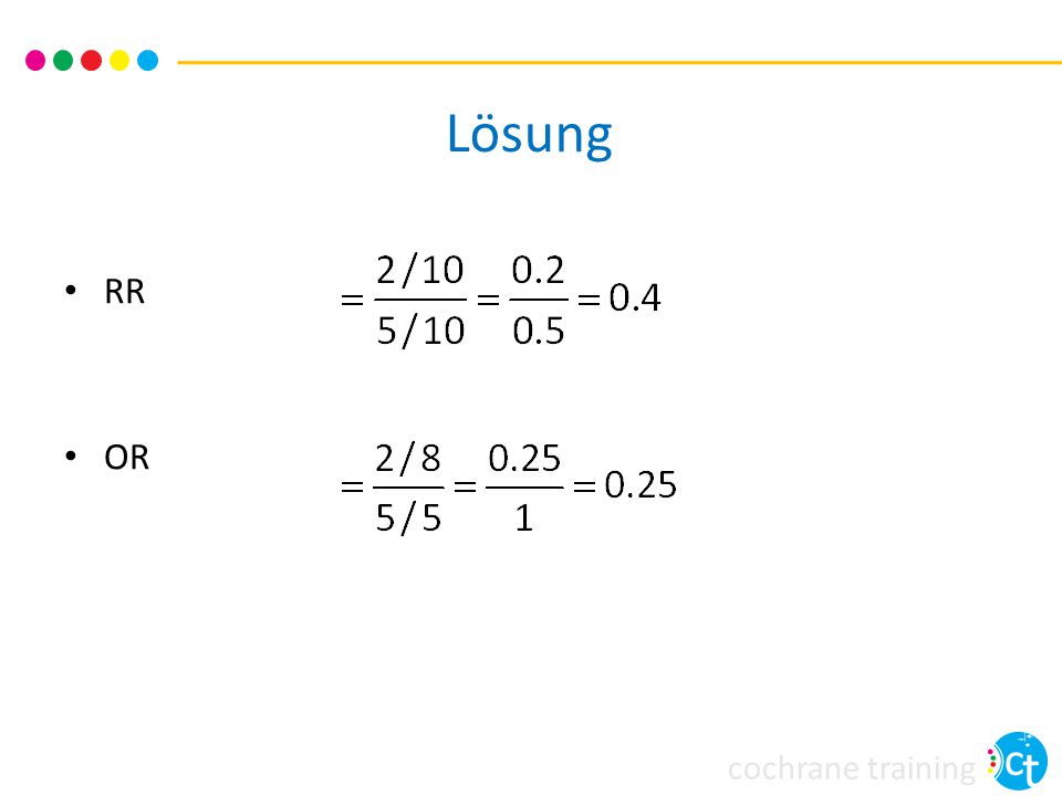 Lösung RR. OR. [Note to trainers: you may wish to delete this slide from the printed materials for your workshop.]
