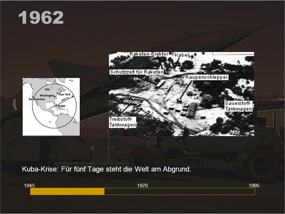 Kuba-Krise: Für fünf Tage steht die Welt am Abgrund.
