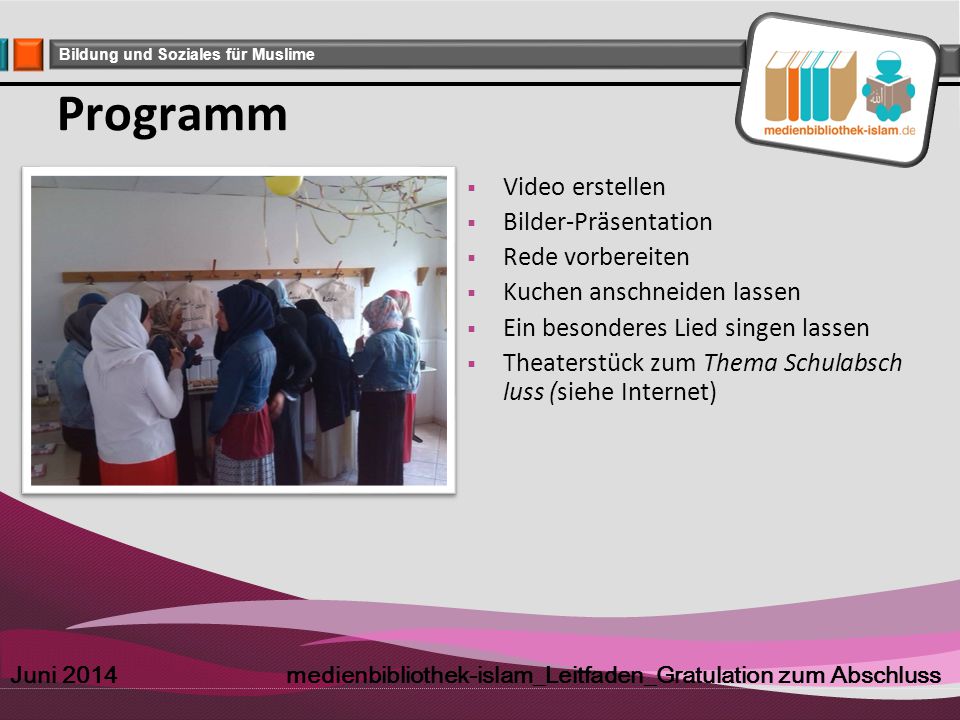 Programm Video erstellen Bilder-Präsentation Rede vorbereiten