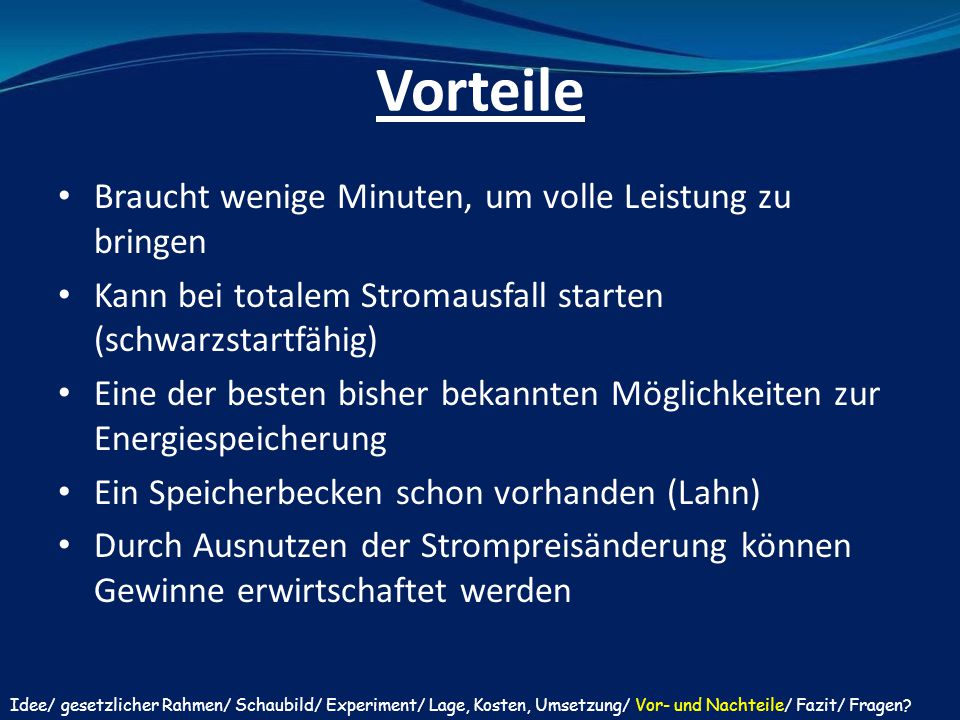 Vorteile Braucht wenige Minuten, um volle Leistung zu bringen