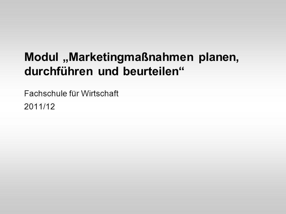 Marktabgrenzung und Marktsegmentierung Marktforschung Produktpolitik