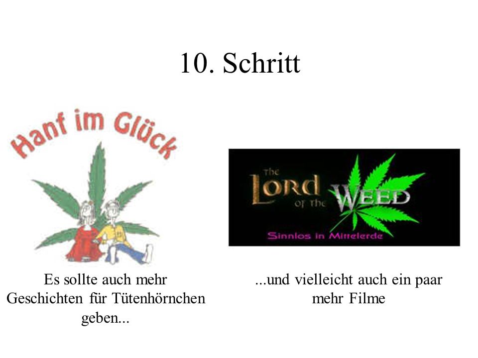 10. Schritt Es sollte auch mehr Geschichten für Tütenhörnchen geben...
